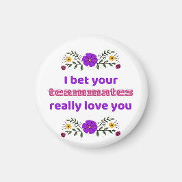 Imã Refrigerator Magnet Hockey Gift Teammates 