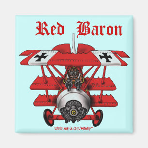 Imã Refrigere o design plano do ímã do baron vermelh