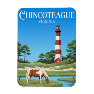 Ímã Refúgio Nacional de Vida Selvagem de Chincoteague