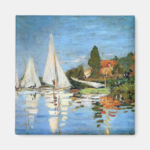 Imã Regata em Argenteuil Claude Monet