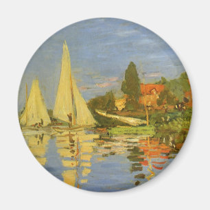Imã Regata em Argenteuil de Claude Monet