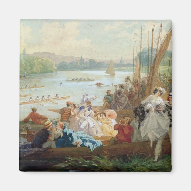 Imã Regata em Asnieres durante o Segundo Império (Frente)