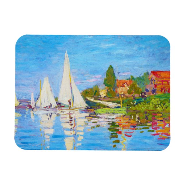 Ímã Regatta no Argenteuil Claude Monet (Horizontal)
