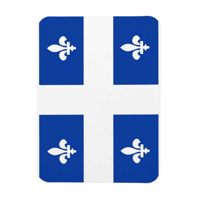 Ímã região do Quebec - região do Canadá (Vertical)