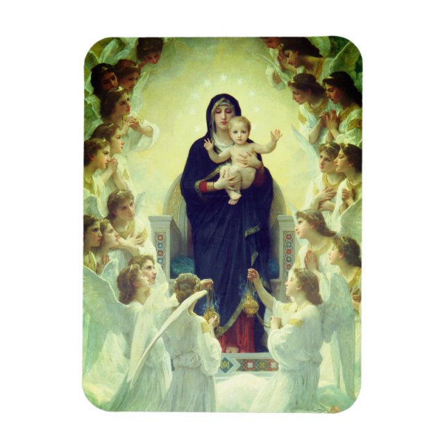 Ímã Regina Angelorum - William-Adolphe Bouguereau (Vertical)
