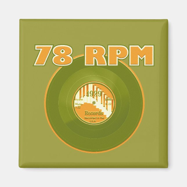 Imã Registro 1929 de 78 RPM (Frente)