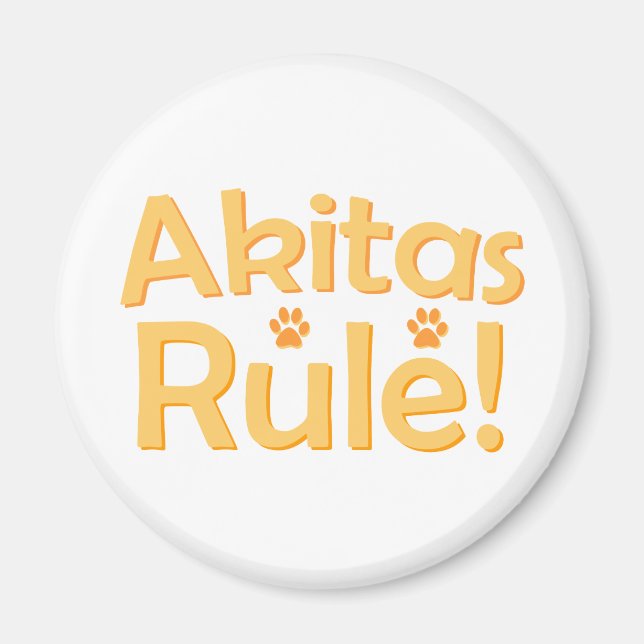 Imã Regra Akitas! (Frente)