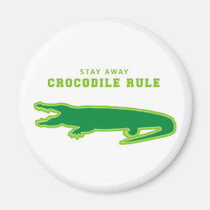 Imã Regra Crocodilo (Verde)