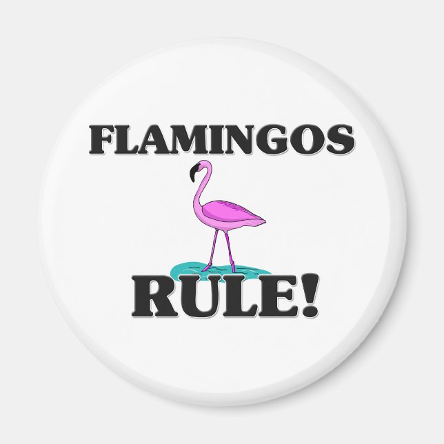 Imã Regra de FLAMINGOS! (Frente)