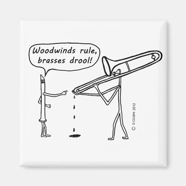 Imã Regra de Woodwinds, Brass Drool (Frente)