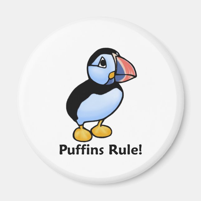 Imã Regra dos Puffins! (Frente)