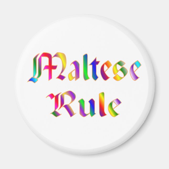 IMÃ REGRA MALTESE (Frente)