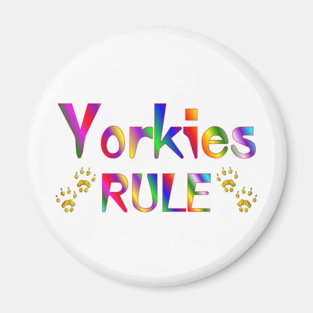 Imã Regra Yorkies (Frente)