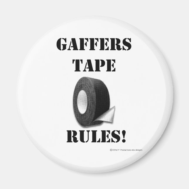 Imã Regras de Fita de Gaffers (Frente)
