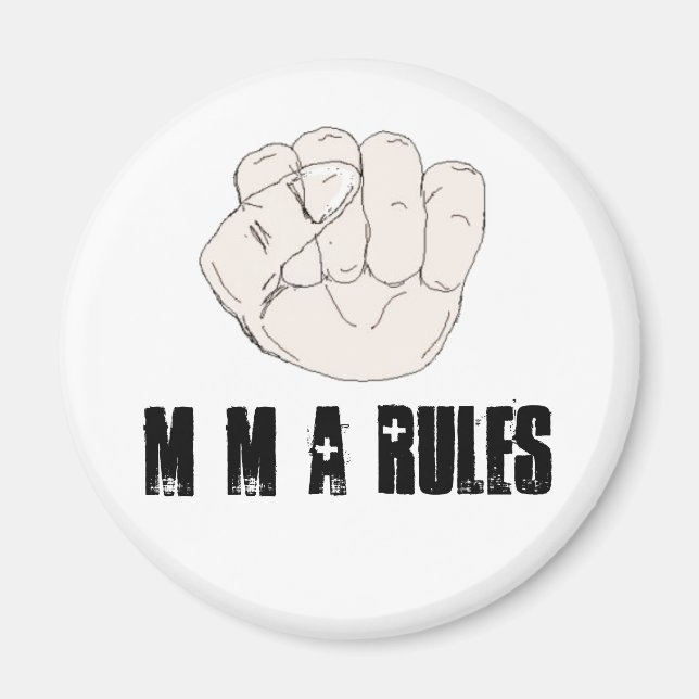 Imã Regras de MMA (Frente)