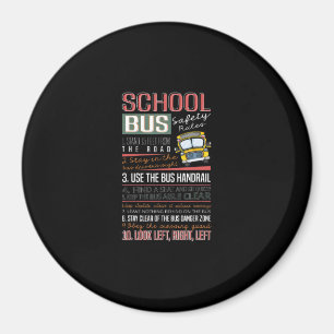 Imã Regras de Segurança de Ônibus Escolar T , Contro