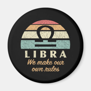 Imã Regras Divertidas do Zodíaco de Libra