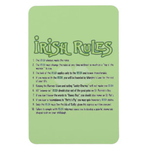 Ímã Regras irlandesas