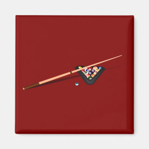 Imã Regulação da Mesa Maroon Billiard