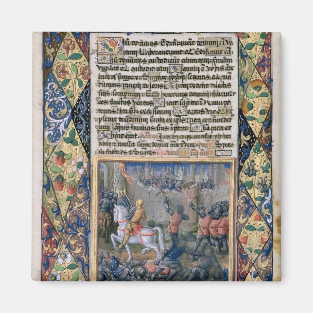 Imã Rehoboam travando guerra contra Jeroboam (Frente)