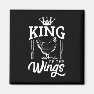 Imã Rei Das Asas Engraçado Chicken Barbecue