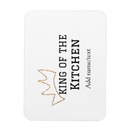 Ímã Rei do cozinhar do cozinheiro da cozinha adiciona