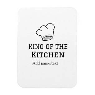 Ímã Rei do cozinhar do cozinheiro da cozinha adiciona
