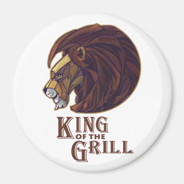 Imã Rei do Grill (Frente)