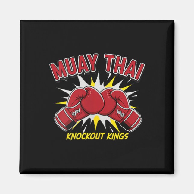 Imã Rei do Nocaute de Muay Thai Luta de Luvas de Boxe  (Frente)