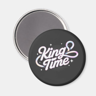 Imã Rei do Tempo Tipografia Retro Motivacional Design