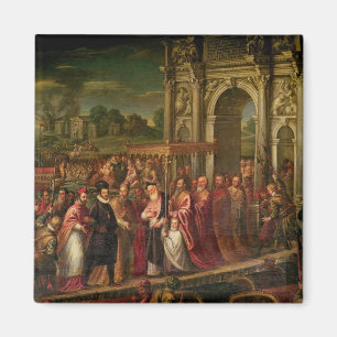 Imã Rei Henri III de France que visita Veneza