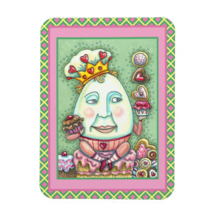 ÍMÃ REI HUMPTY DE CORAÇÕES E CONFECÇÕES, NAMORADOS