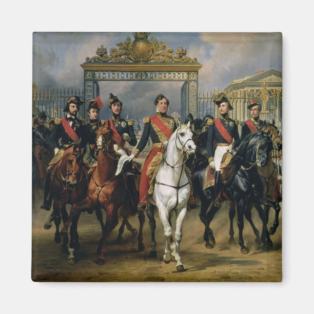 Imã Rei Louis-Philippe (1773-1850) da França e seu (Frente)
