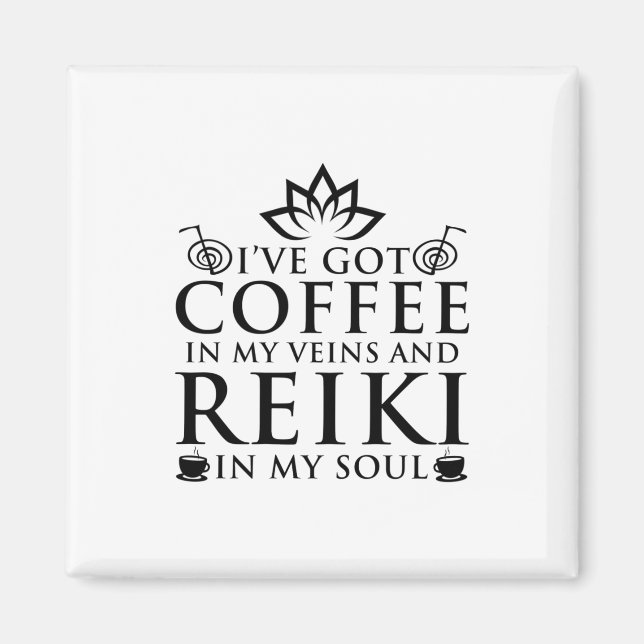 Imã Reiki & Café | Presentes de Reiki Master Esoteric  (Frente)