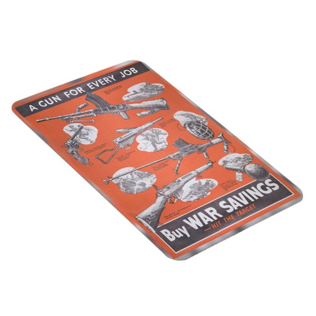 Ímã Reimpressão da poster de guerra britânica (Lado Direito)