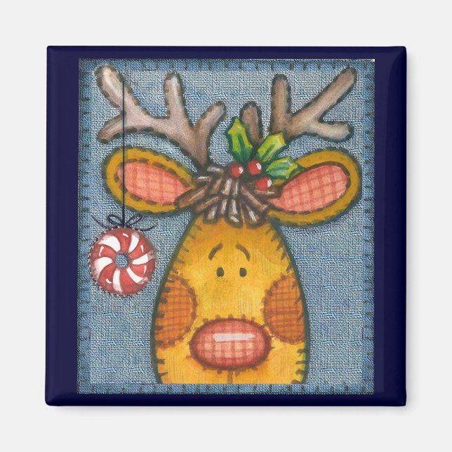 Imã Reindeer (Frente)