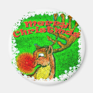 Imã Reindeer de Natal