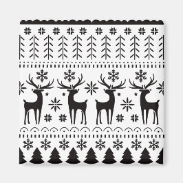 Imã Reindeer de Natal para Folk Moderno