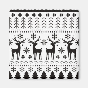 Imã Reindeer de Natal para Folk Moderno