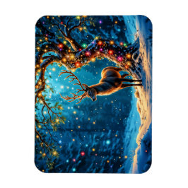 Ímã Reindeer Feliz Semanas de Natal