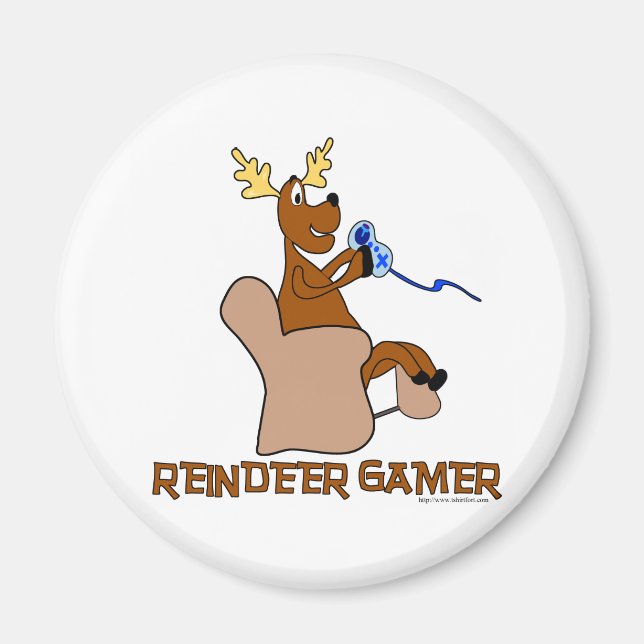 Imã Reindeer Gamer (Frente)