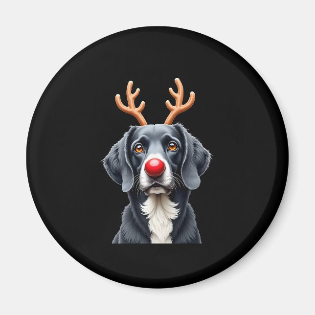 Imã Reindeer Great Dane Christmas Great Dane Dog Mom D (Frente)