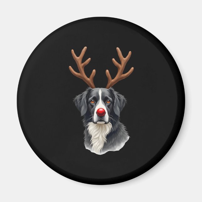 Imã Reindeer Great Dane Christmas Great Dane Dog Mom D (Frente)