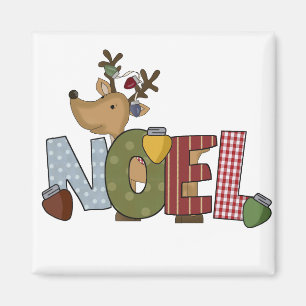 Imã Reindeer Noel Holiday Camisetas e presentes