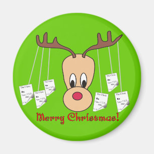 Imã Reindeer Pharmacy Felry Christmas