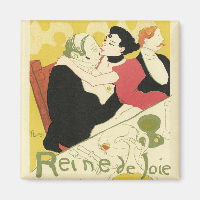 Imã Reine de Joie (Rainha do Prazer) Toulouse Lautrec (Frente)