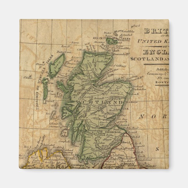 Imã Reino Unido da Inglaterra, Escócia e Irlanda (Frente)