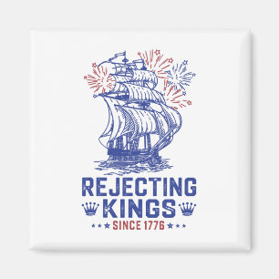 Imã Rejeitando Desde 1776 A Bandeira Americana Usa 4 D