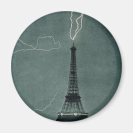 Imã Relâmpago em choque com a Torre Eiffel