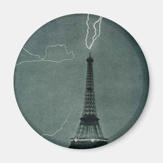 Imã Relâmpago em choque com a Torre Eiffel (Frente)